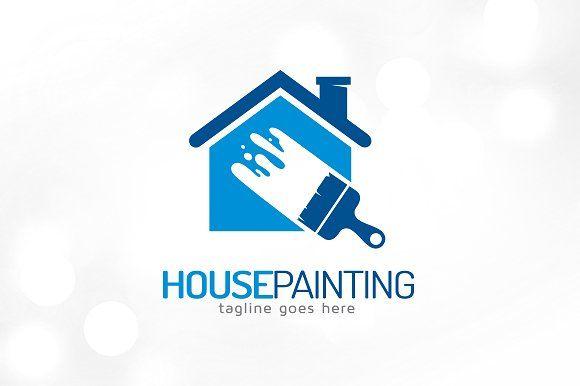 Painting Logo - House Painting Logo Template ~ Logo Templates ~ Creative Market