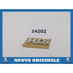 HDI Logo - COAT OF ARMS EMBLEM REAR LOGO BADGE REAR HDI ORIGINAL PEUGEOT 8663ZE ...