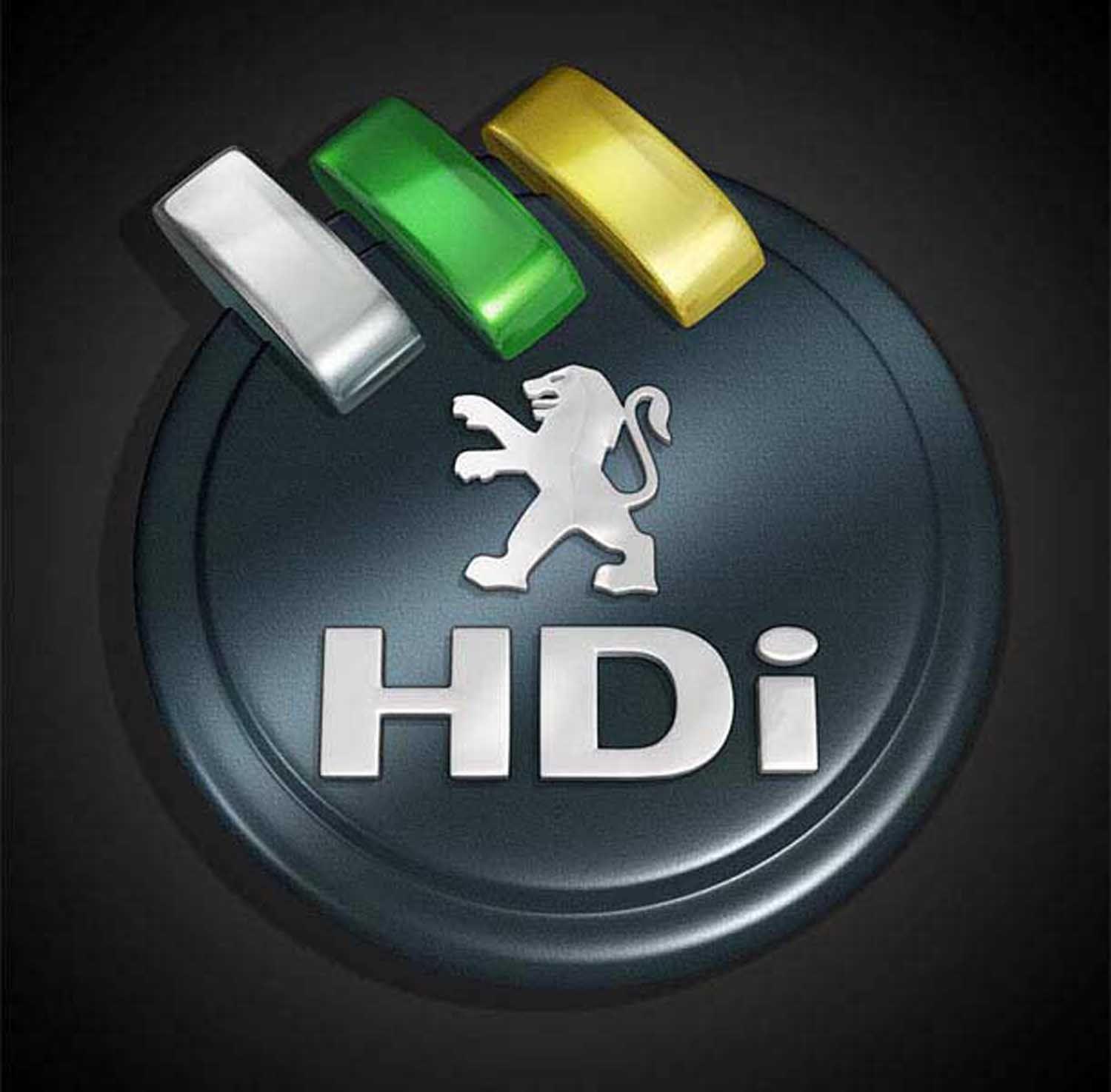 HDI Logo - Peugeot HDi | 3D Logo Visualizations | Bülent Gerçek | Bulent Gercek