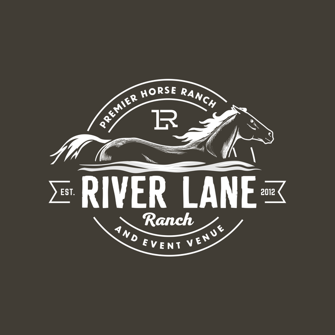 Ranch Logo - Stylish and unique logo for horse ranch. Logo design contest