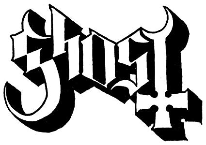 Black VL Logo - Ghost Rock Band Logo Stickers Rock Band Symbol 6