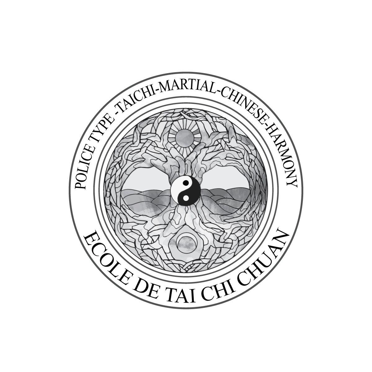 White Amana Logo - Logo Design for Ecole de Tai Chi Chuan by AmanA. Design