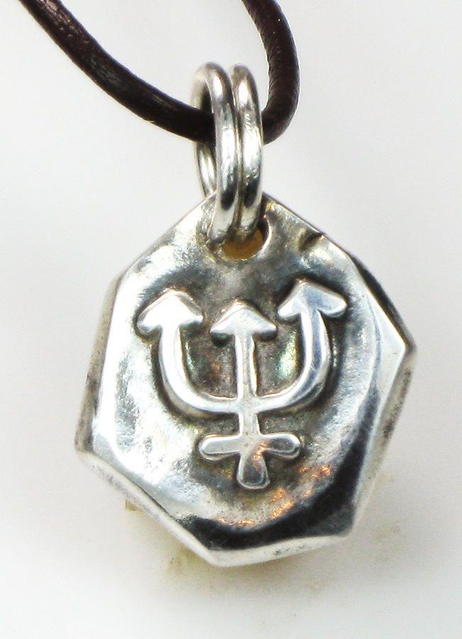 Nautical Trident Logo - Trident Nautical Seeker Of Truth Fine Silver Talisman Jewelry by ...