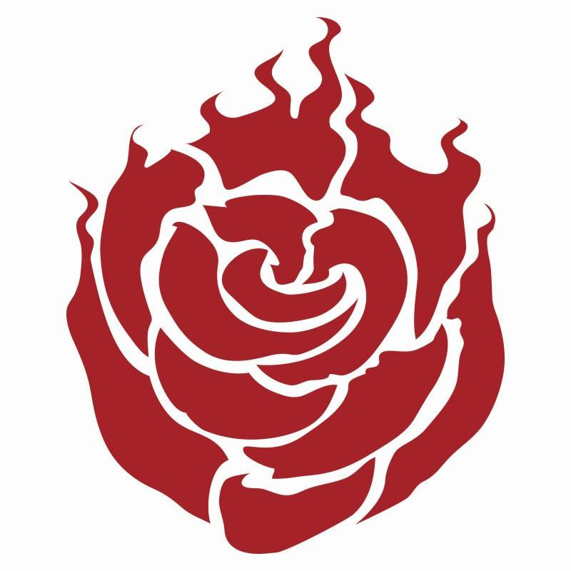 Rwby Logo - RWBY Ruby Emblem Vinyl Decal (Red) – Rooster Teeth U.K.