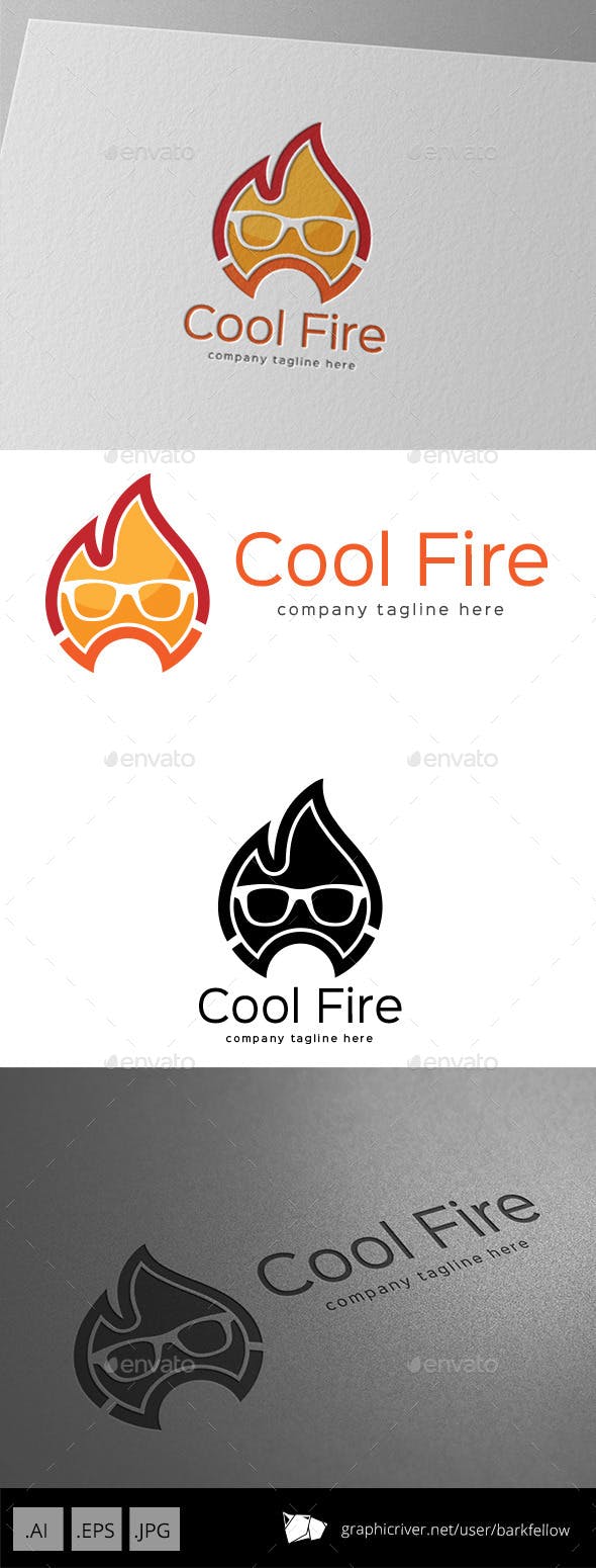 Cool Fire Logo - Cool Fire Logo Design by barkfellow | GraphicRiver
