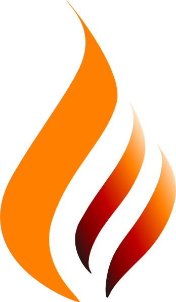 Cool Fire Logo - Orange Red Orange Logo Flame Clip Art at Clker.com - vector clip art ...