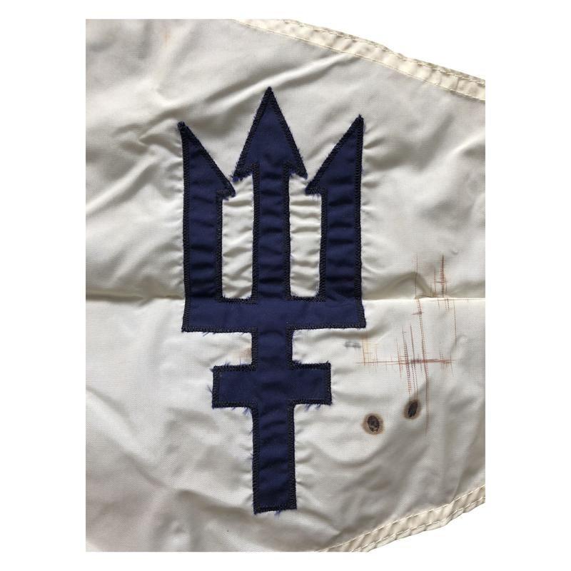 Nautical Trident Logo - Nautical Ship Boat Pennant Flag Neptune Trident Symbol – My Vintage ...