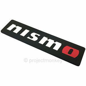 Nismo Logo - Nismo 99993 RN211 Logo Metal Emblem Black Badge Genuine Part JDM
