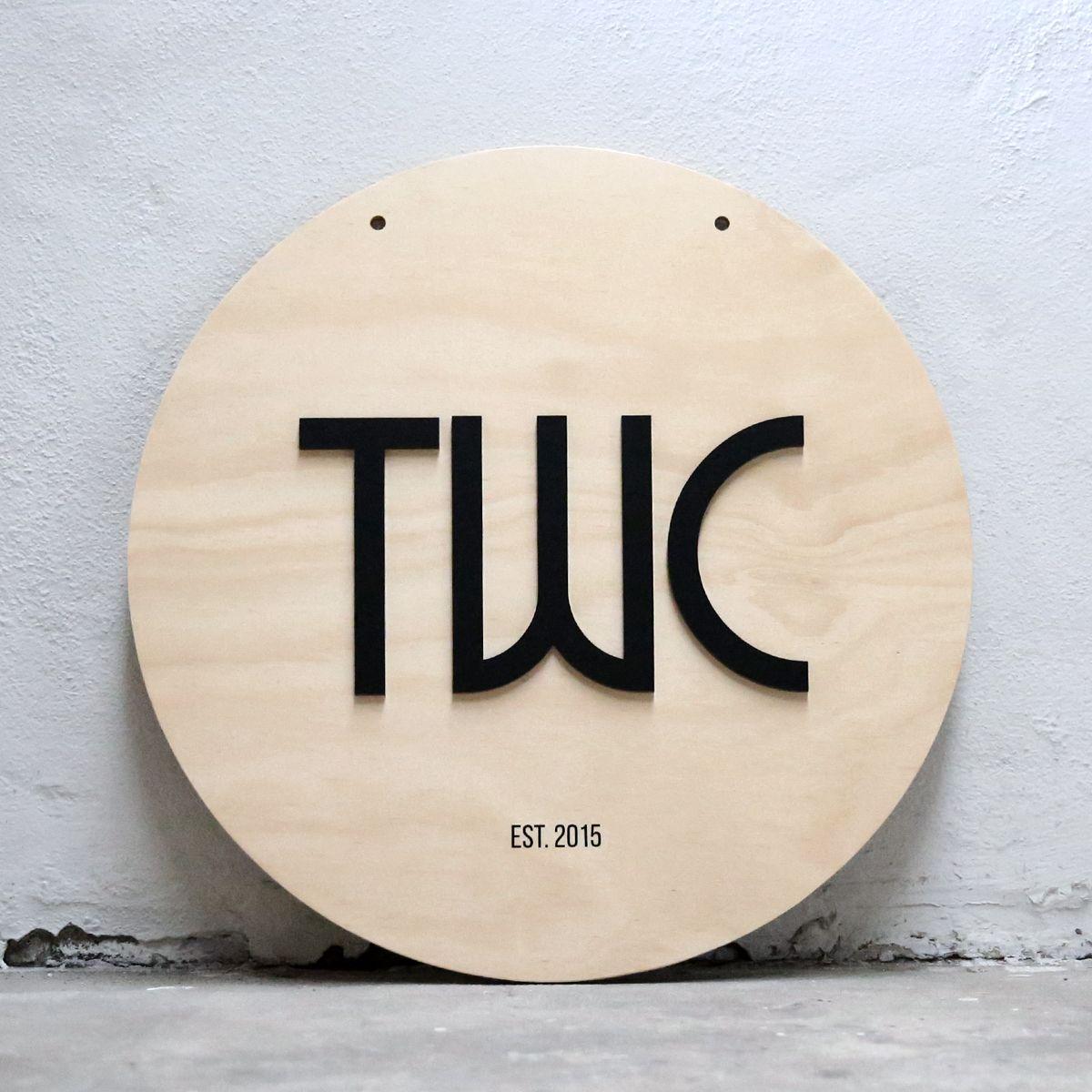 Wooden Sign Logo - Layered Signs | The Laser Co