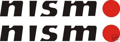 Nismo Logo - Nismo Logo X 2 Sticker Decal Nissan JDM Drift Skyline GTR 200sx Self ...