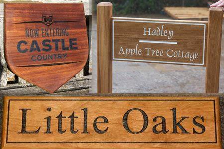 Wooden Sign Logo - Wooden Signs, Wooden House Signs, Large Wood Sign | The Sign Maker