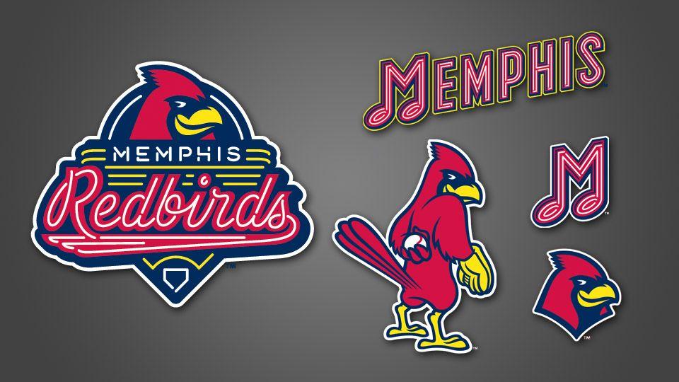 Red Birds Memphis Logo - Redbirds' new look a neon sign of the times | MiLB.com News