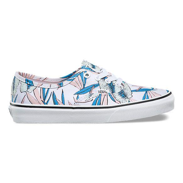 Tropical Vans Logo - Tropical Leaves Authentic