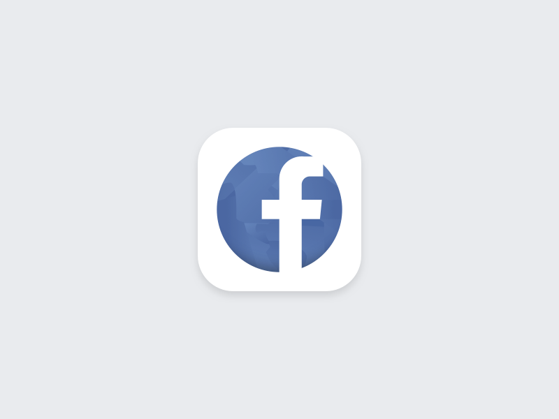 Facebook App Icon Logo - Facebook App Icon Concept by Andreas J. Michel