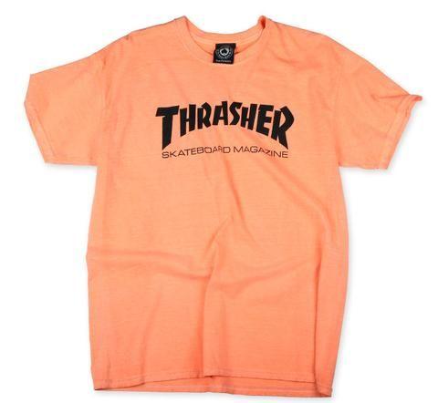 Neon Thrasher Goat Logo - Thrasher tops