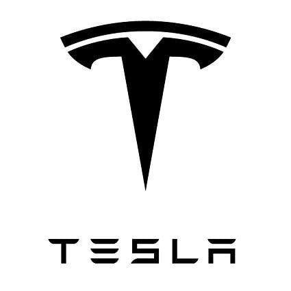 Tesla Vehicle Logo - Tesla Motors Logo Vinyl Decal Repositionable Sticker