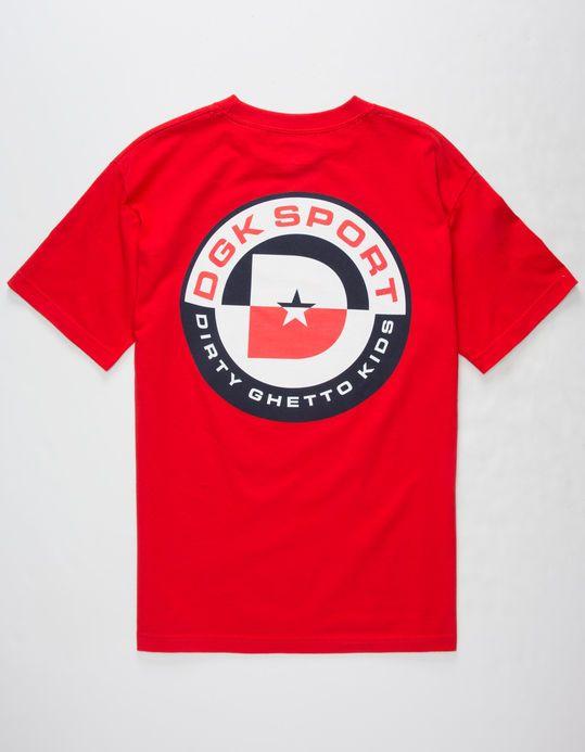 Red DGK Logo - DGK Sport Mens T Shirt