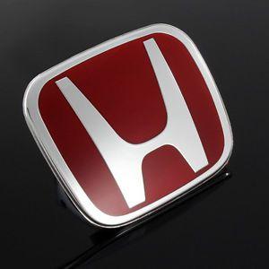 Only Honda Logo - JDM Red H Emblem 12 16 Rear Trunk Back Honda Civic 2dr Coupe 1 X