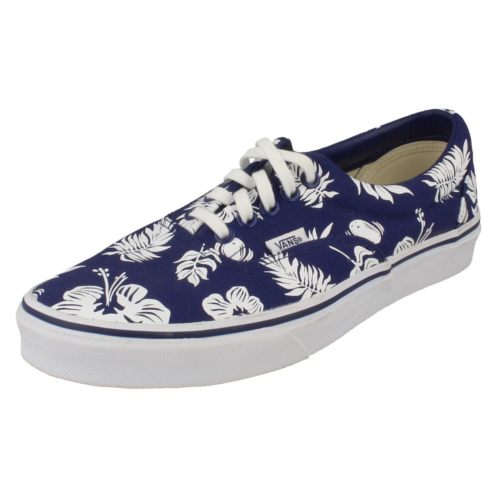 Tropical Vans Logo - Mens VANS Tropical Print Lace up Canvas Trainers Era UK 9.5 44 ...