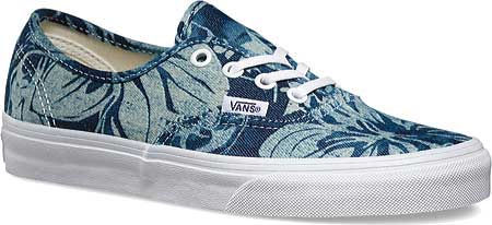 Tropical Vans Logo - Vans Indigo Tropical Authentic Sneaker Shipping & Exchanges