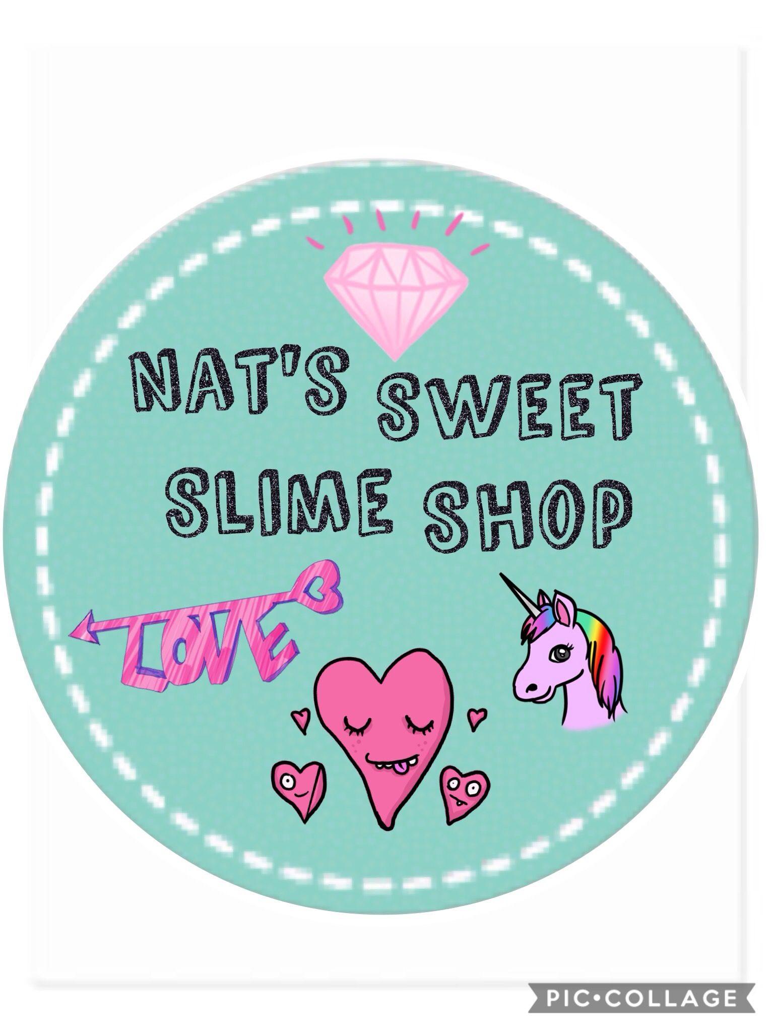 Cute Slime Logo - Nat's Slime Shop logo