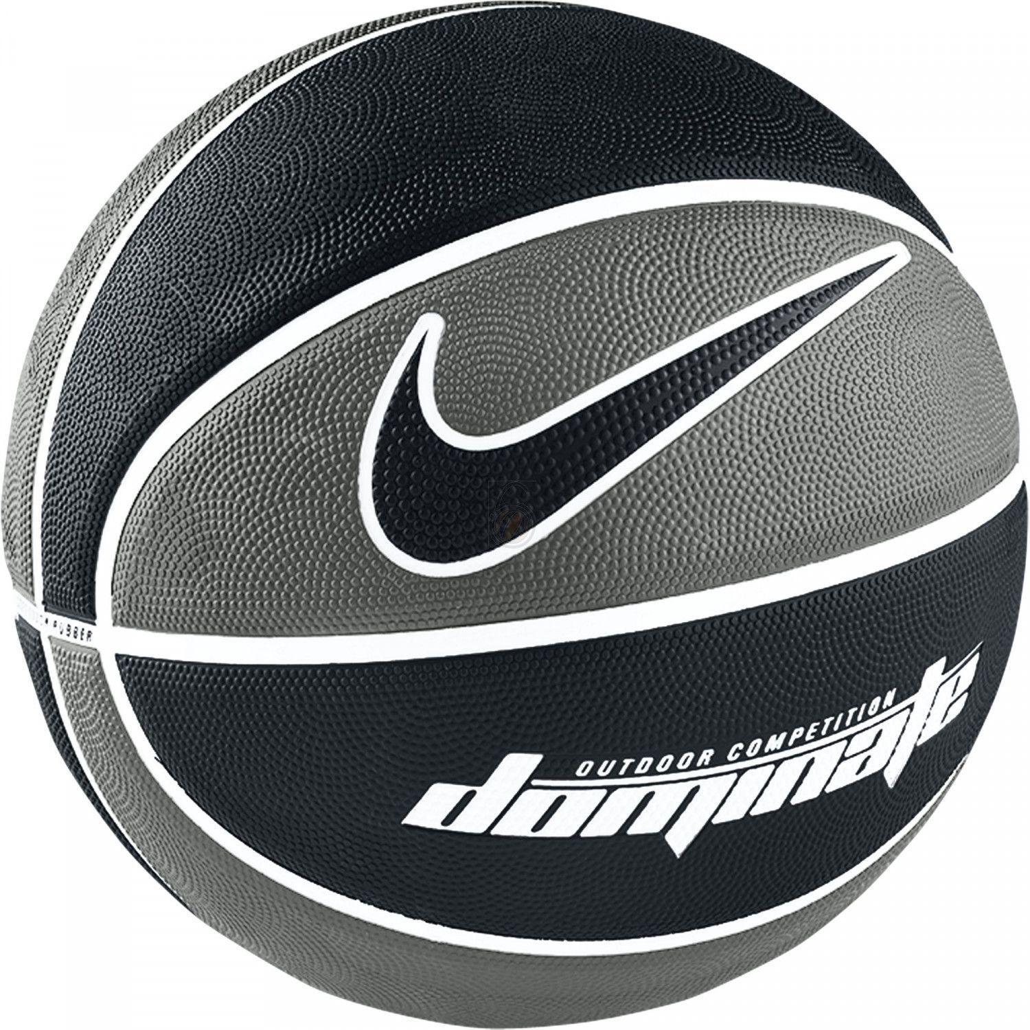 Grey Black Nike Logo - Nike DOMINATE Basketball Grey Black White Basketball