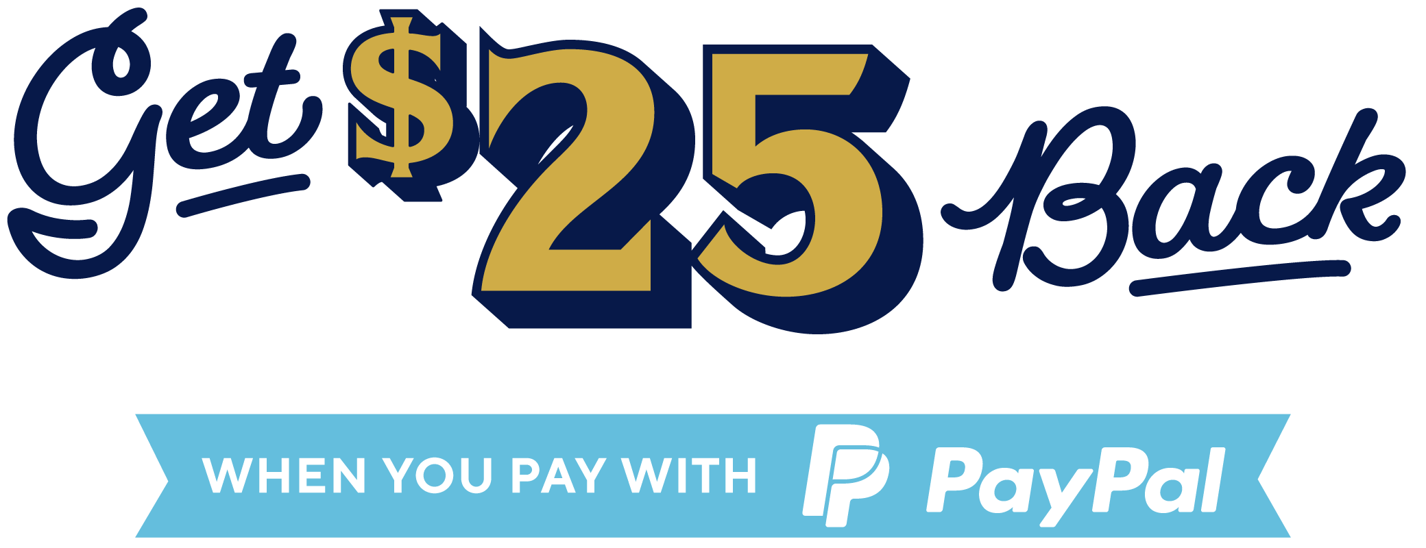 25 by 25 We Accept PayPal Logo - PayPal x Innings