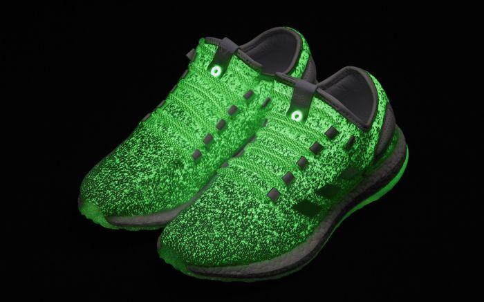 Glow in the Dark Adidas Logo - Adidas Is Releasing These Glow-in-the-Dark Boost Shoes on May 13 ...