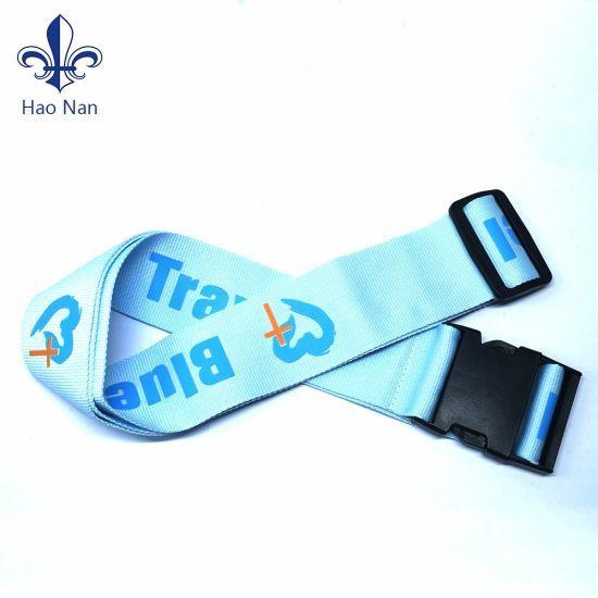 Colorful Belt Logo - China Colorful Custom Design Own Logo Luggage Strap /Luggage Belt