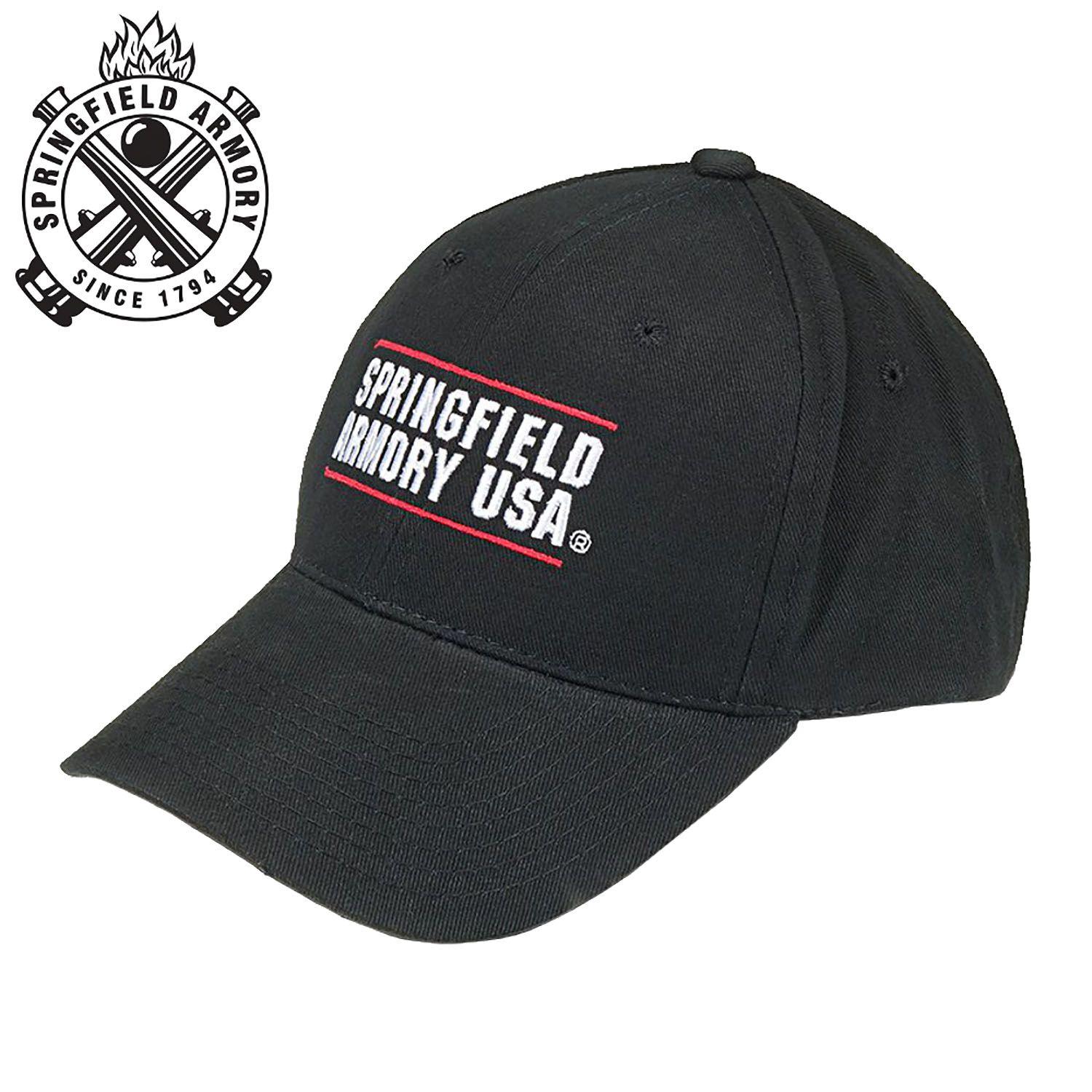 Springfield Armory USA Logo - Springfield Armory USA Cap, Black: MGW