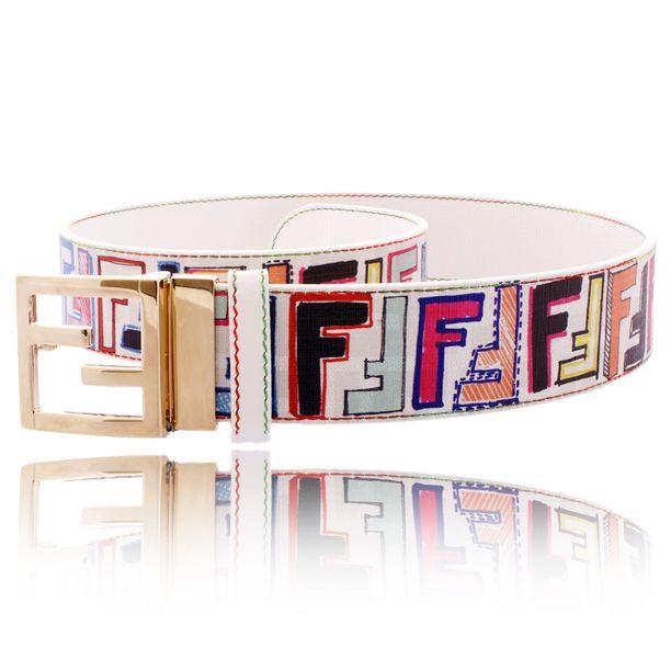 Colorful Belt Logo - Juelz Santana Wearing Multi Color Fendi Logo Belt & Adidas, Colorful