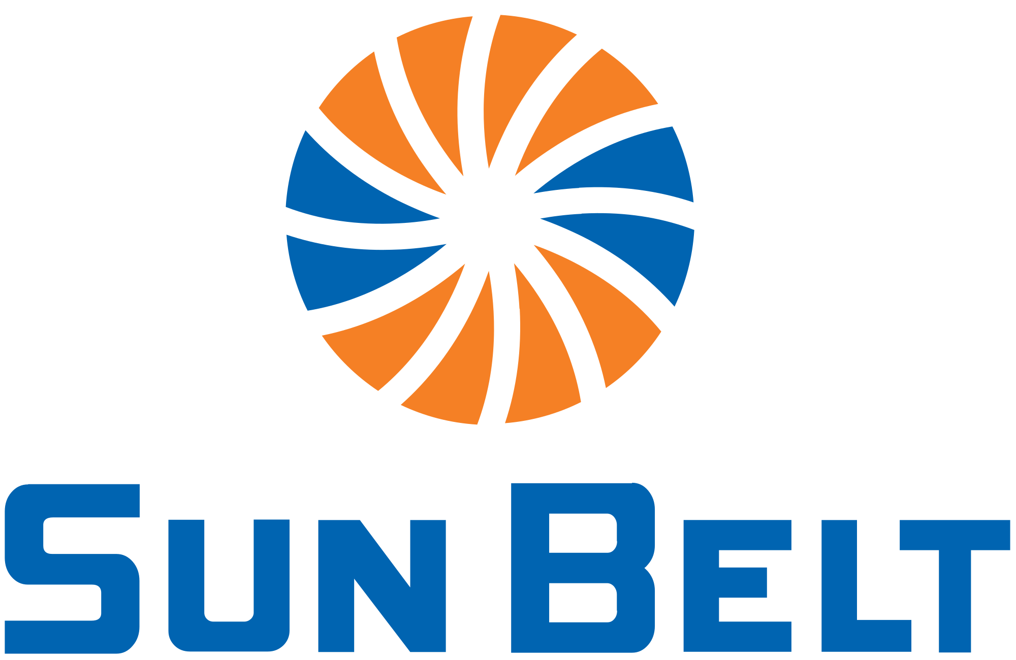 Colorful Belt Logo - File:Sun Belt logo in Texas–Arlington colors.svg - Wikimedia Commons