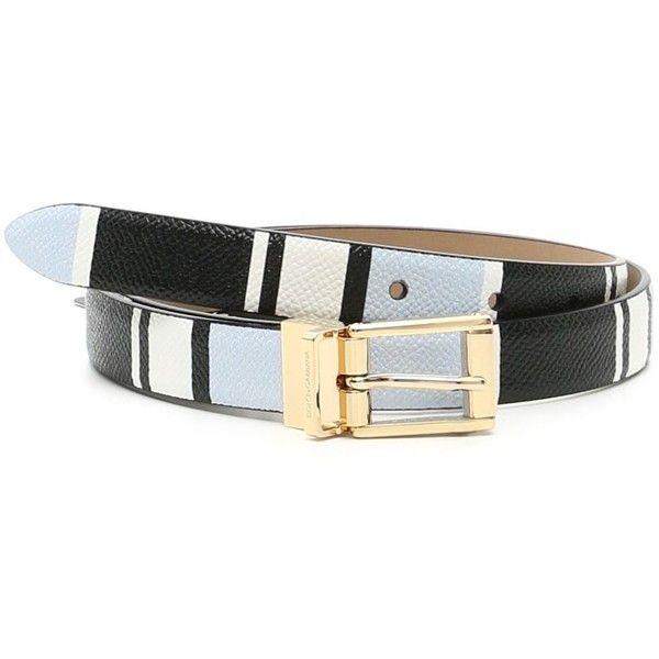 Colorful Belt Logo - Dauphine Print Riga 5 Logo Belt ($152) ❤ liked on Polyvore