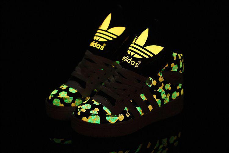 Glow in the Dark Adidas Logo - Adidas gid hightops pink mickey mouse,adidas outlet store,adidas ...