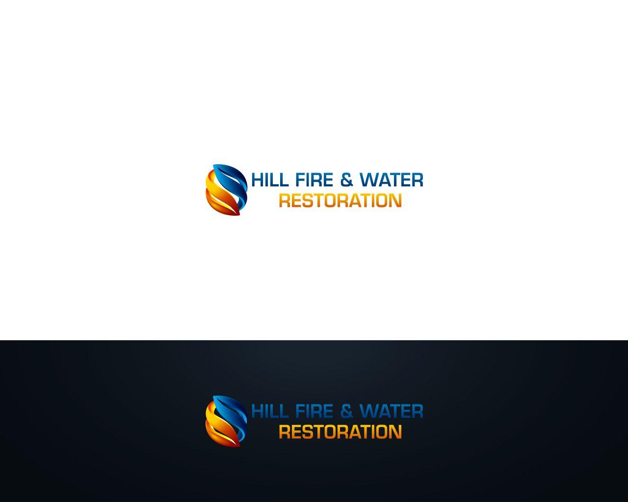 Water Maintenance Company Logo - Residential Logo Design for Hill Fire & Water Restoration by ...