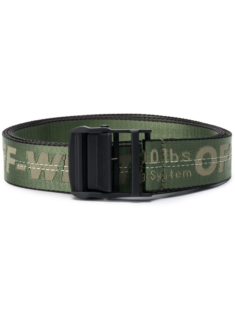 Colorful Belt Logo - Off White Tape Logo Belt Green Men Accessories Belts Delicate Colors