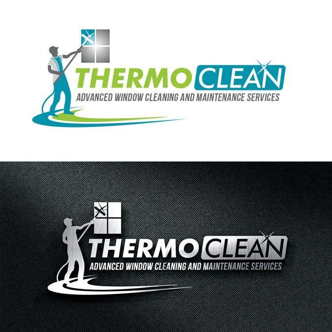 Water Maintenance Company Logo - Design dynamic logo for superior window cleaning company. Logo