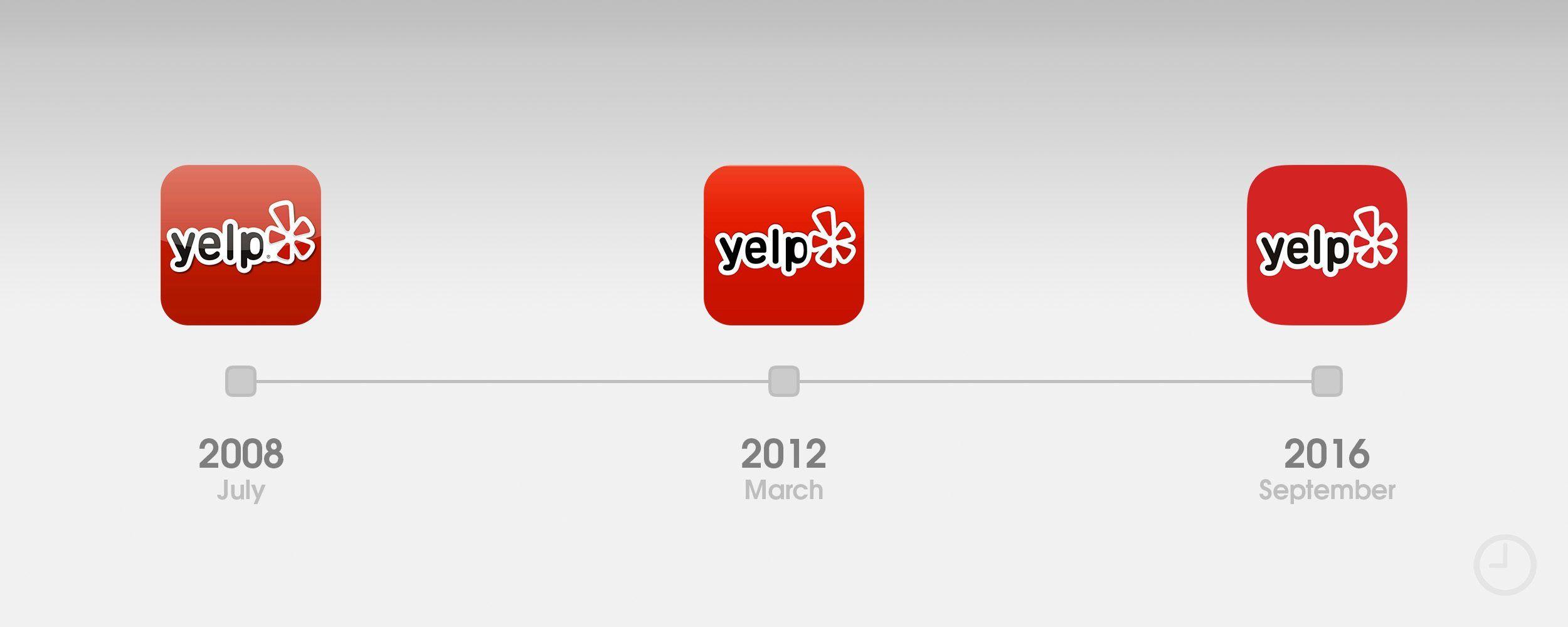 Yelp App Logo - 10 years of the App Store: The design evolution of the earliest apps ...