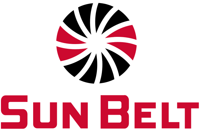 Colorful Belt Logo - File:Sun Belt logo in Arkansas State colors.svg - Wikimedia Commons