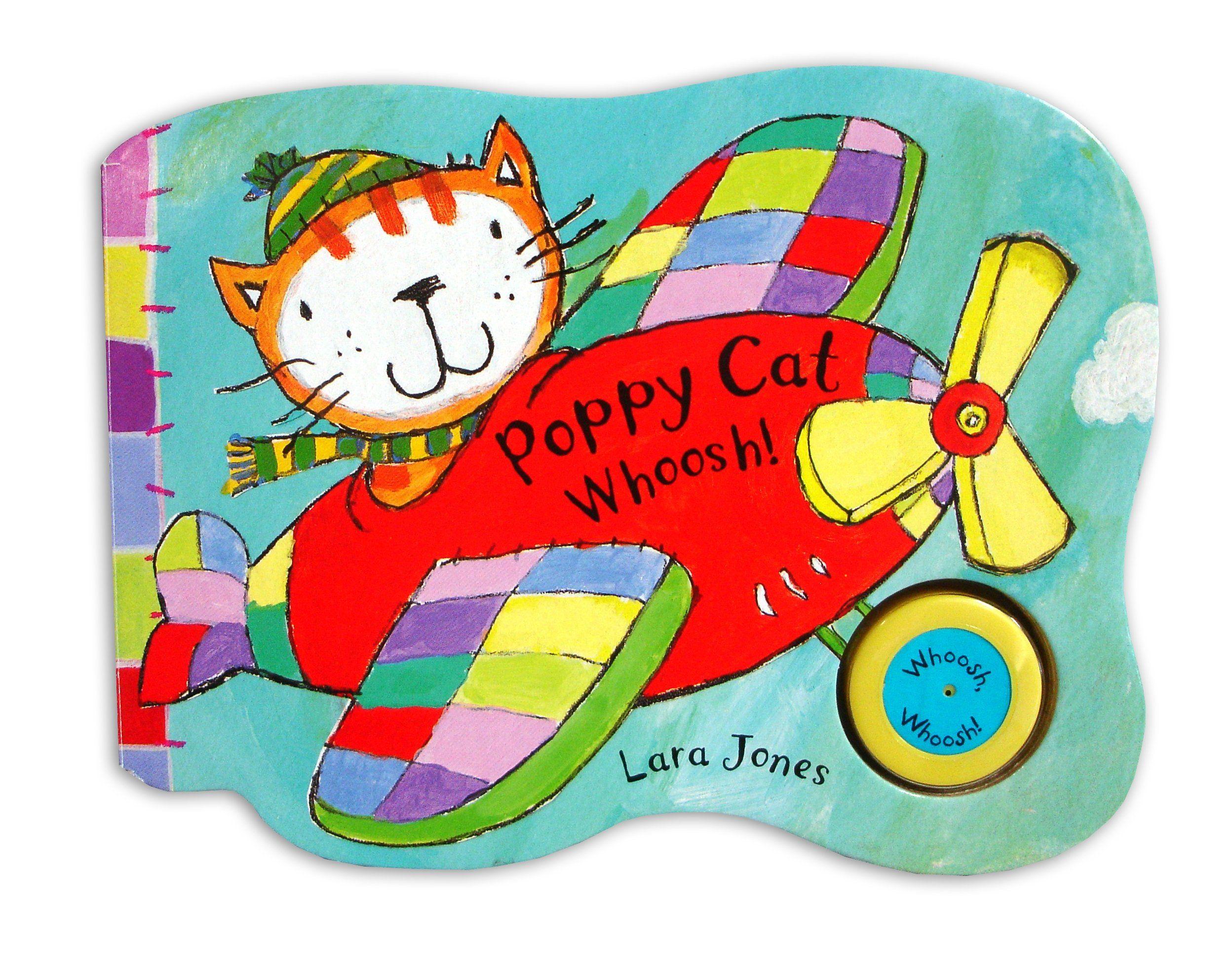 Poppy Cat Logo - Poppy Cat Noisy Books: Poppy Cat Whoosh!: Amazon.co.uk: Lara Jones