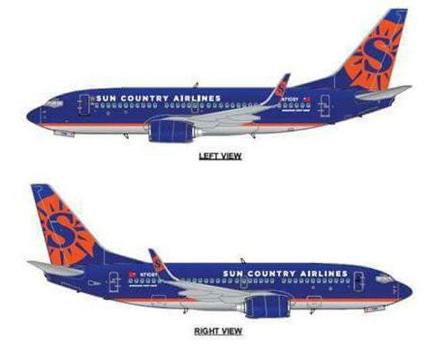 Country Airline Logo - Sun Country Airlines modifies its livery | World Airline News