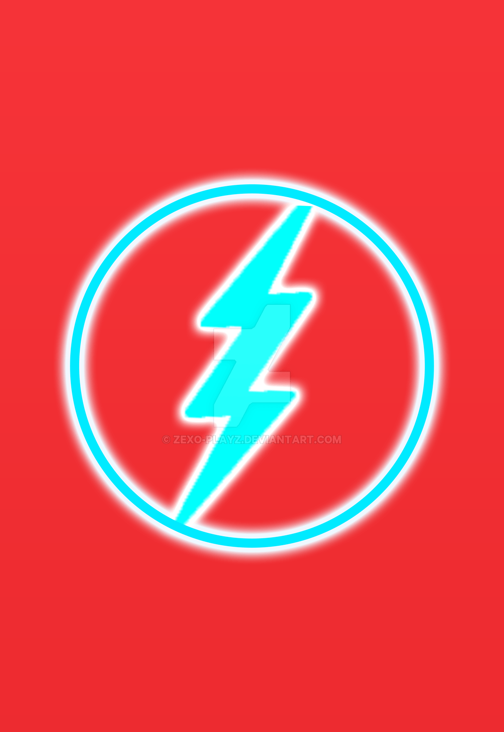 Blue Flash Logo - Flash Logo By Zexo Playz