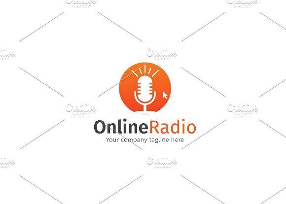 Internet Radio Logo - Online Radio Logo Logo Templates Creative Market