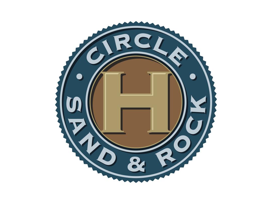 H Circle Logo - Circle H Sand & Rock