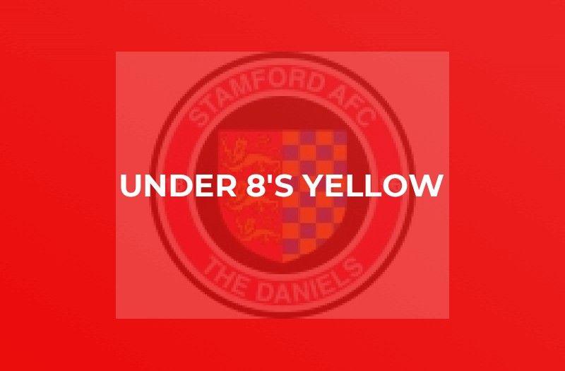 Red and Yellow Match Logo - Bourne Town Junior Red vs. Stamford AFC - 3 November 2018 - Under ...