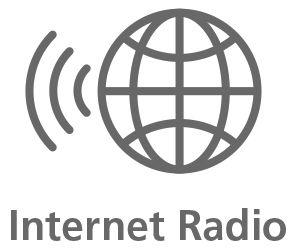 Internet Radio Logo - Hama IR115MS Internet Radio, Multiroom App Control, White