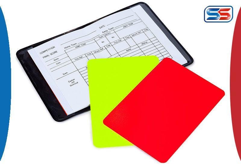 Red and Yellow Match Logo - Referee's Match Wallet With Red & Yellow Cards