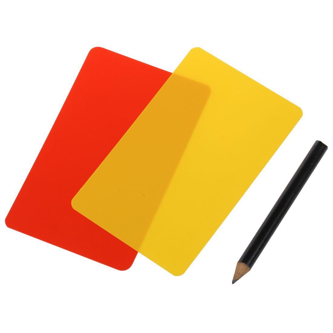 Red and Yellow Match Logo - Box for football match referee red and yellow cards R3F4