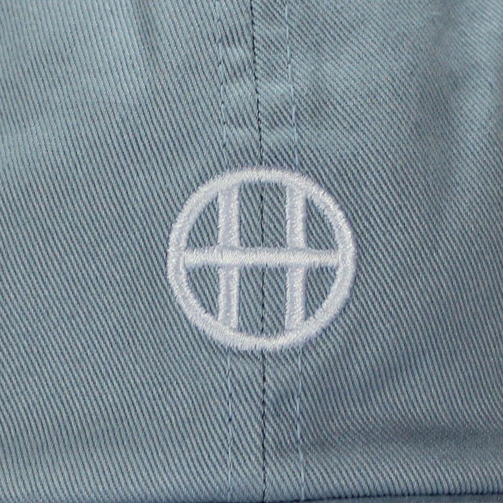 H Circle Logo - HUF Circle H Logo Dad Hat - Baby Blue - Remix Casuals