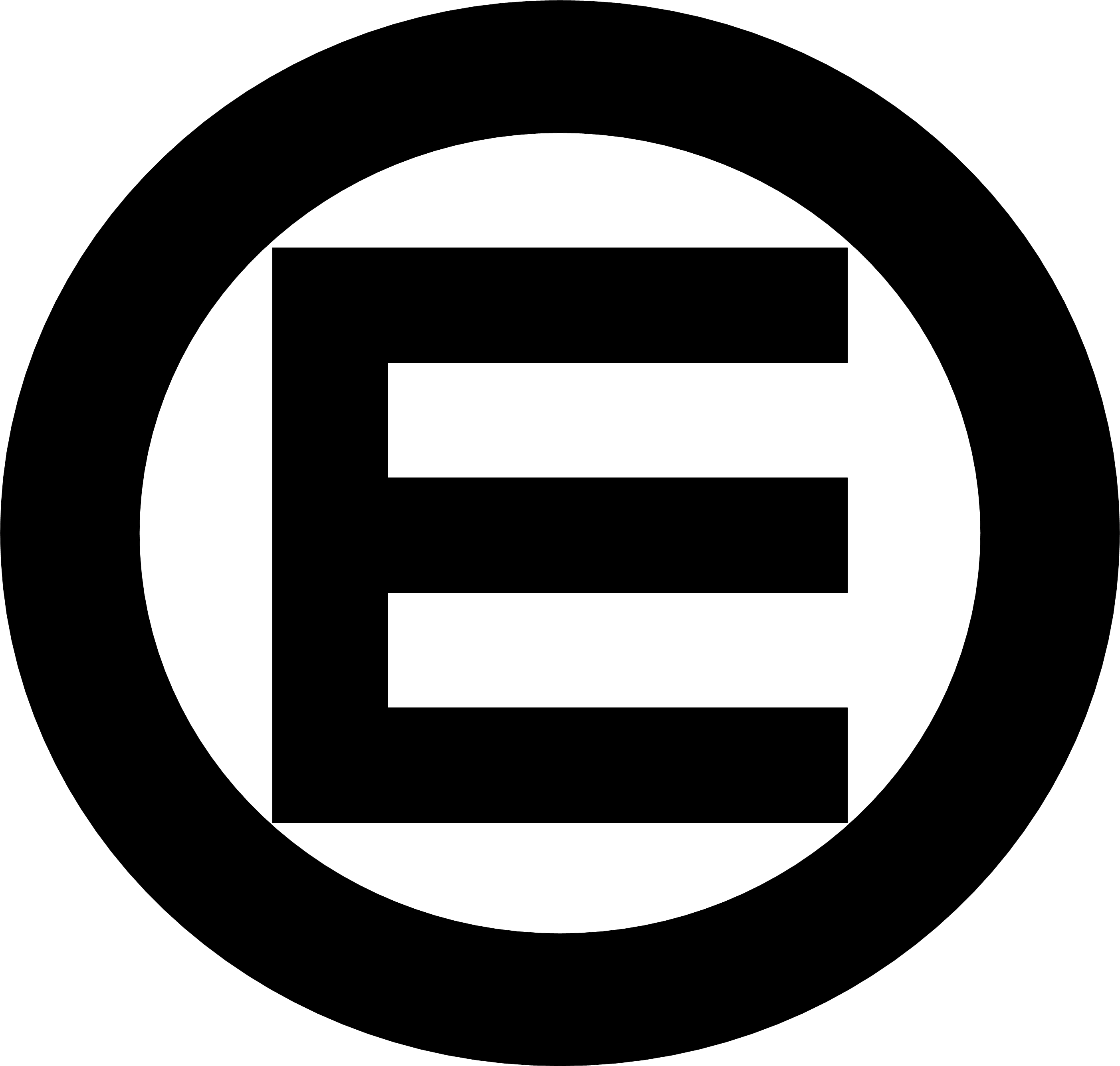 B Black Circle Logo - Egalitarian and equality logo.png